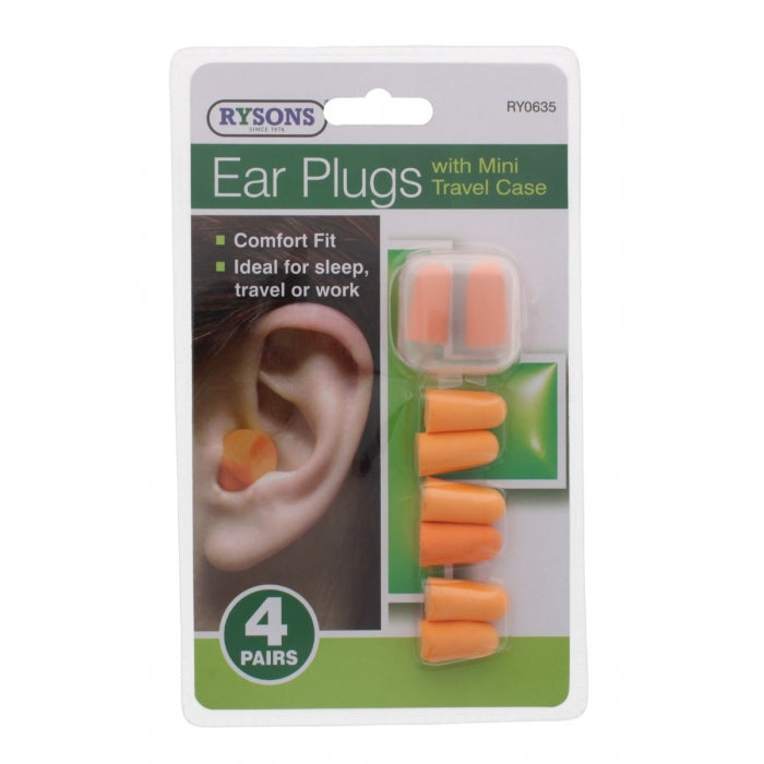 Ear Plugs Set with Travel Case