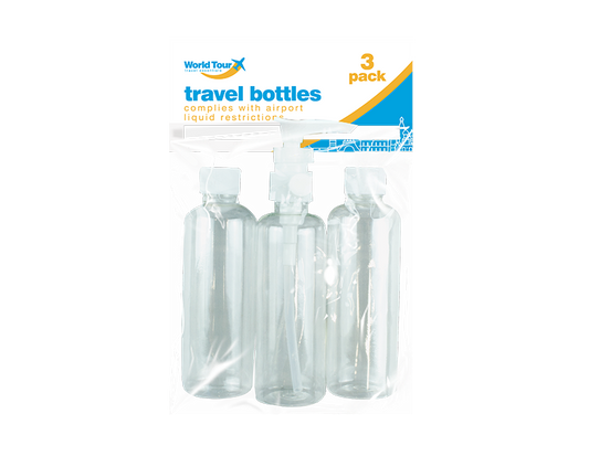 Travel Bottles 3 Pack