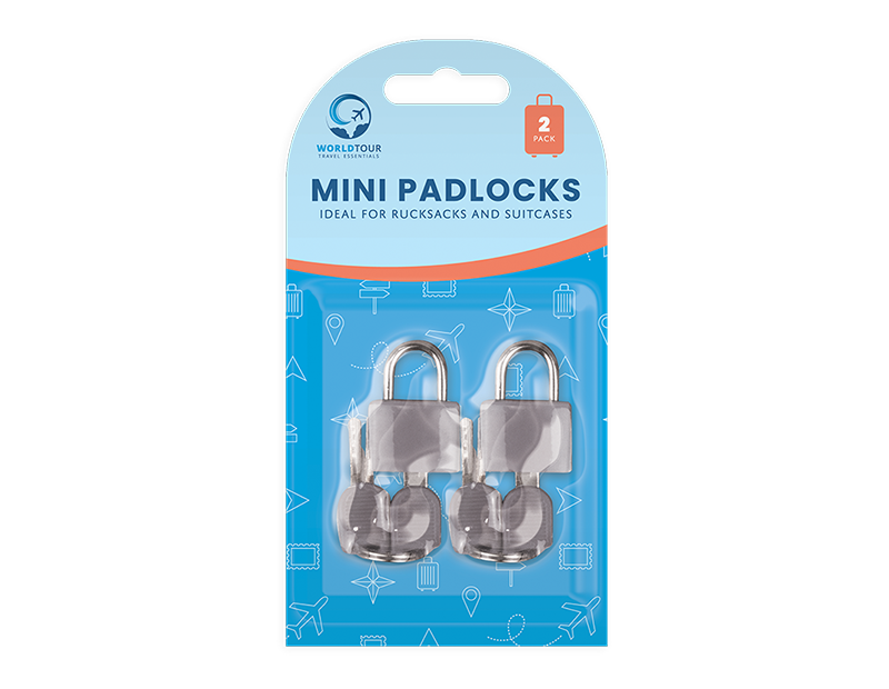 Mini Padlocks - 2 Pack