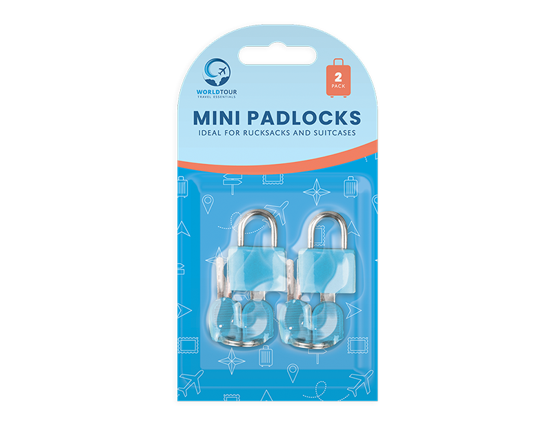 Mini Padlocks - 2 Pack