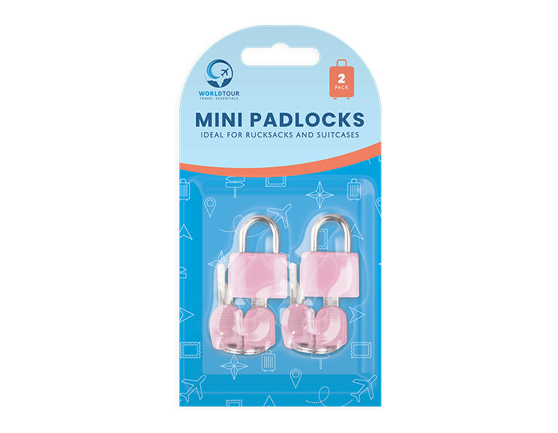 Mini Padlocks - 2 Pack